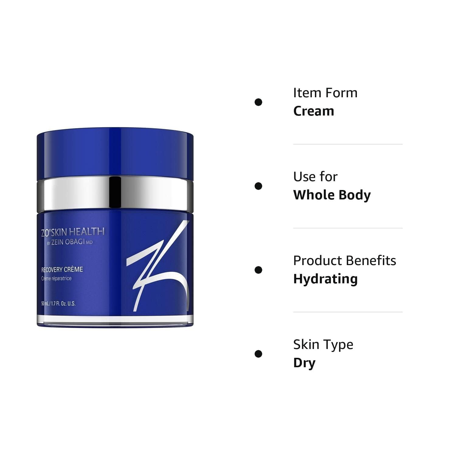 ZO Skin Health Recovery Cream 1.7 oz/50ml formerly called ZO Skin Health Ommerse Overnight Recovery Creme 1.7oz/50ml